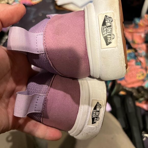 Vans Women's Lilac Mesh Athletic Sneakers with White Accents - Picture 4 of 5
